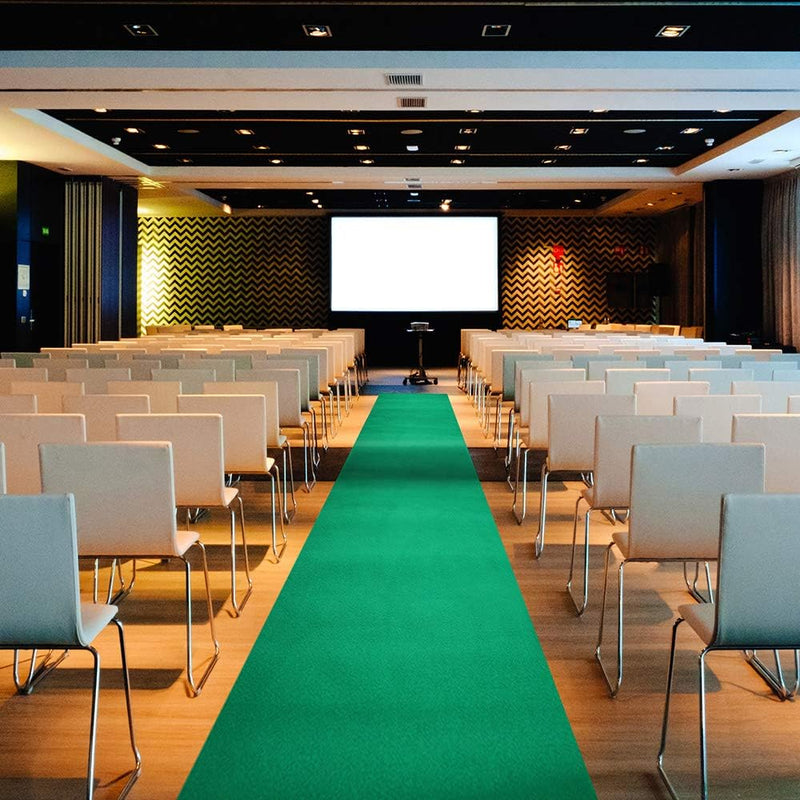 Tappeto Passatoia da Esterno/Interno 1x30m in Polipropilene Rubino Verde