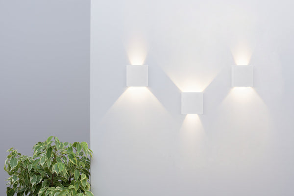 prezzo Lampada da parete Outdoor in Metallo Fulton Bianco