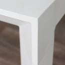 Tavolo Allungabile Waikiki 162/242x100x74 h cm in Alluminio Bianco