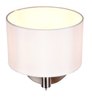 Applique da Interno Attacco E27 in Metallo Nikel Satinato