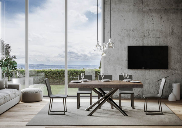 sconto Tavolo 160x90x77 cm Famas Fix Noce