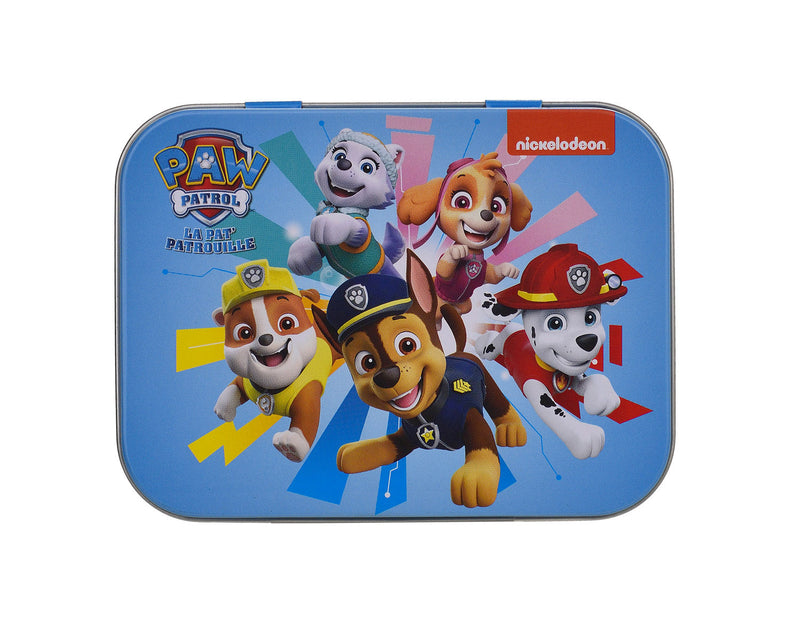Set 12 Box per Bambini con 24 Cerotti Ciascuno 2 Misure in Metallo Paw Patrol