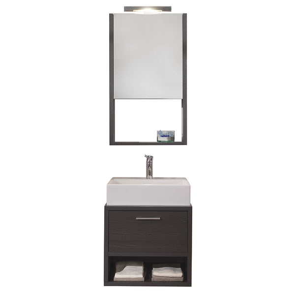 Mobile da Bagno sospeso Giava 11 Pino Grigio TFT online