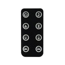 Camino Elettrico da Parete o Incasso Alaro Plus 127x18x52 cm Effetto Fiamma Telecomando in MDF Nero