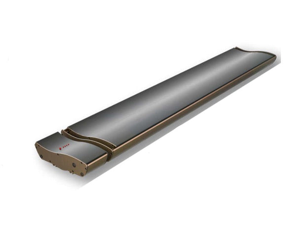 Radiatore Elettrico da Soffitto ad Infrarossi in Alluminio 1000W Jessen Nero online