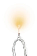 Tenda Luminosa Natalizia Bianco Caldo da Esterno-Interno Soriani 4.5V Varie Misure