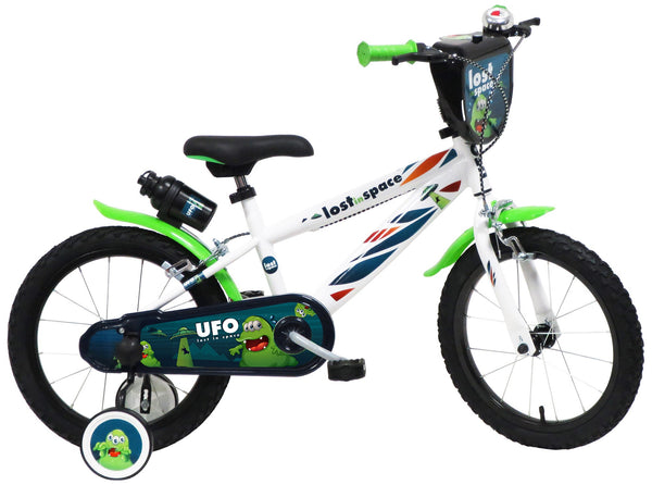 acquista Bicicletta per Bambino 16" 2 Freni Ufo Bianca