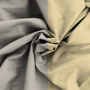 Copripiumino con Sacco e Federe in Tinta Unita Double Face Linea Vera Grigio Chiaro e Panna