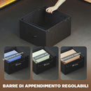 Scrivania da Gaming Angolare 192,5x80x86,5 cm con Hub di Ricarica Luci LED e Supporto Monitor in Legno e Acciaio Nero      