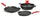 Batteria di Pentole 4 Pezzi in Alluminio Pressofuso Antiaderente Olympia Love