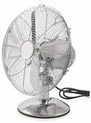 Ventilatore da Tavolo 30cm Oscillante 3 Velocità  35W Kooper Eolo Cromato
