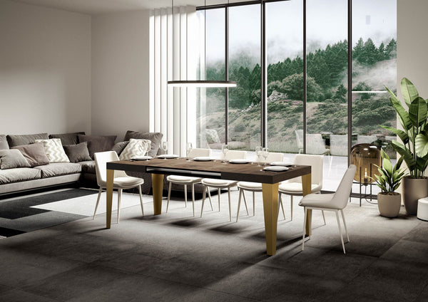 acquista Tavolo Allungabile 130-234x90x77 cm Flame Noce