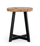 Tavolino Ø 40x45 cm Elwood in Legno