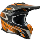 Casco Integrale per Moto Cross con Frontino CGM Track 601G Arancione
