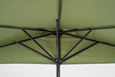 Ombrellone da Giardino 2,7 m Palo Ø36 mm Kalife Mezzaluna Olive in Alluminio