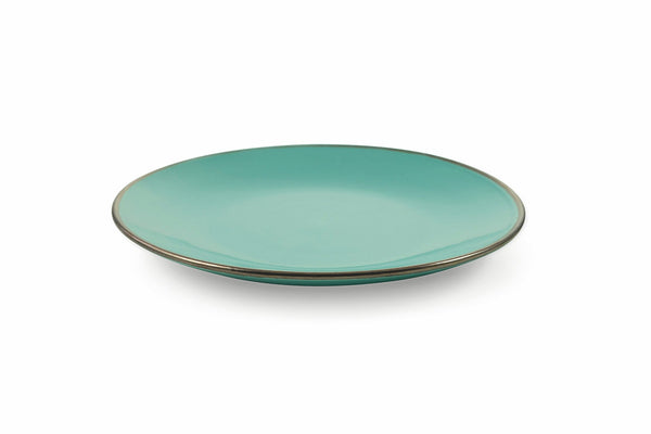 Set 6 Piatti Frutta Ø20,4x2,5 cm in Gres Villa d'Este Home Tivoli Royal Light Verdi acquista