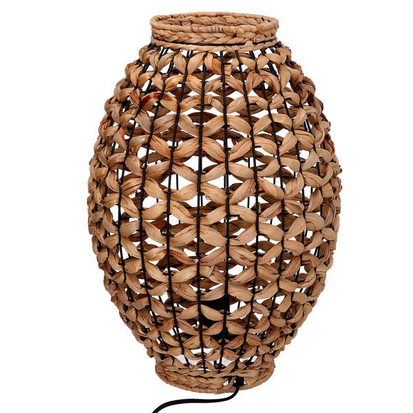 Lampada in rattan naturale con attacco cm ø29xh51,5 sconto