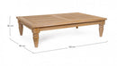Tavolino 120x80x30h cm Bali Fsc