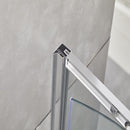 Box Doccia Semicircolare 2 Ante Scorrevoli in Cristallo Trasparente 6mm H195 Bonussi Giuly Varie Misure