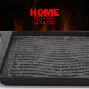 Vassoio Grill Quadrato Antiaderente 2 Maniglie Olympia Hard Cook Varie Misure