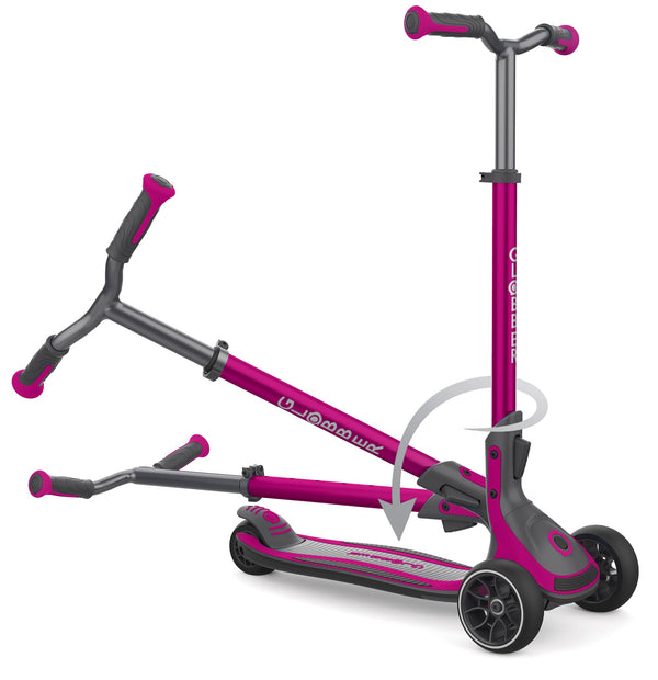 Monopattino 3 Ruote Telescopico e Ripiegabile Max 100 Kg Globber Ultimum Rosa sconto