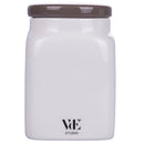 Barattolo Orzo 9,5x9,5x14,5 cm in New Bone China VdE Tivoli 1996 Le Travisate Bianco