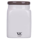 Barattolo Orzo 9,5x9,5x14,5 cm in New Bone China VdE Tivoli 1996 Le Travisate Bianco