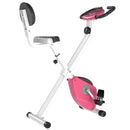 Cyclette Magnetica Pieghevole 43x97x109 cm con Display LCD Rosa