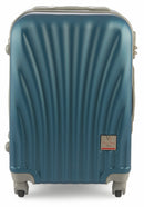 Trolley Valigia Bagaglio a Mano Rigida in ABS 4 Ruote Soriani Blu