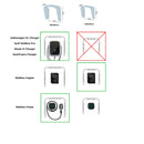 Copertura per Stazioni di Carica Auto Elettriche 50x50x25 cm in Alluminio Wallbox Cover L Bianco