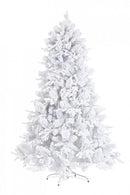 Albero di Natale Artificiale Bianco Varie Misure