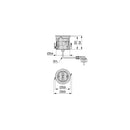 Multipresa One in Plastica Emuca Nero