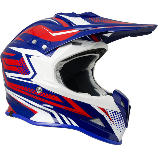 acquista Casco Integrale per Moto Cross con Frontino CGM Freeway 601S Rosso