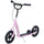 Monopattino per Bambini 5-12 Anni 120x52x80-88 cm Supporta fino a 50 kg Telaio in Acciaio Rosa