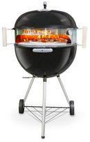 Kit Pizza per Barbecue a Carbone Ø57 cm in Acciaio Vannini Kettle Pizza Deluxe