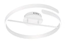 Plafoniera da Interno a LED SMD in Metallo Bianco Opaco