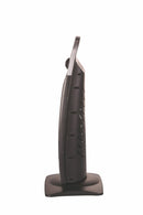 Stufa Elettrica 2 Elementi 30x23x62 cm 900W Kooper Nera e Grigia