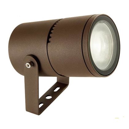 Faro Faretto Cilindrico 9W a Led Cob Colore Marrone per Esterno Linea Moon Sovil online