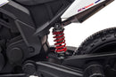 Moto Elettrica per Bambini 12V con Licenza Aprilia RX-125 Motocross Bianca