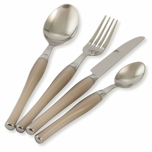 Servizio Set di Posate 24 Pezzi in Acciaio Inox Villa d'Este Fusion Fango acquista