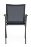 Set 4 Sedie da Giardino 56x61,5x88h cm con Braccioli Krion Antracite
