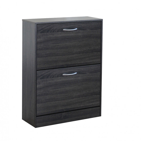 Scarpiera Sally 60x24x80 h cm in Legno Grigio Scuro online