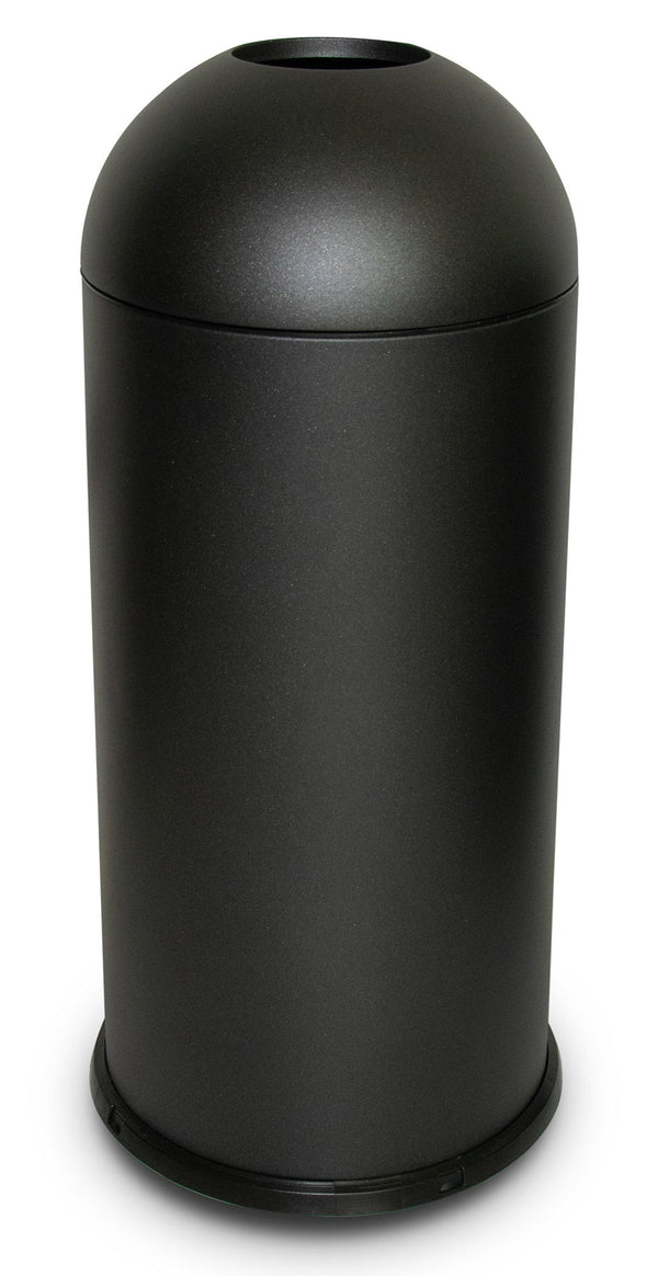 Pattumiera Per Raccolta Rifiuti Ø35xh88 cm da Interno In Acciaio Verniciato Nero sconto