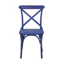 Sedia da Giardino in Plastica Cross Blu