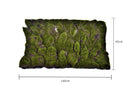 Set 2 Mattonella Muschio Artificiale Altezza 40 cm Verde