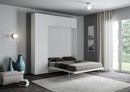 Letto 1 Piazza e Mezzo a Scomparsa Salvaspazio Kentaro H250 cm Bianco