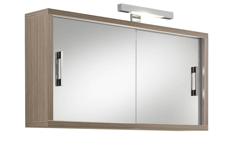 Specchiera 2 Ante in Melaminico 130x18x47,5cm TFT Giava Wood Cream