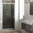 Porta Parete Doccia 1 Anta Battente In Cristallo Trasparente 6mm H185 Fosterberg Koge Varie Misure