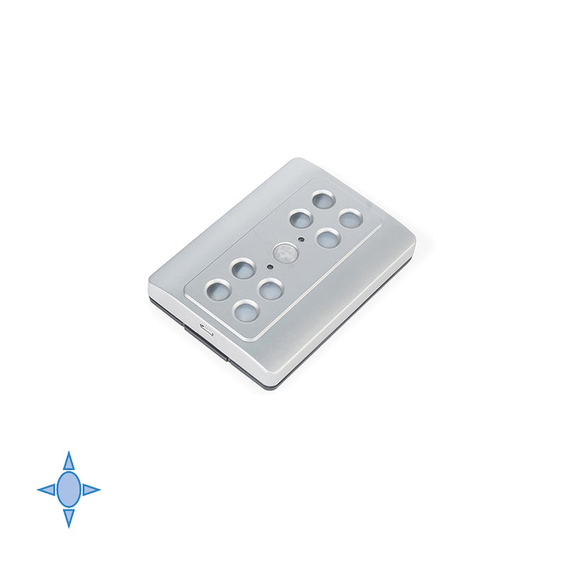 Lampada LED a Batteria Sotto Pensile con Sensore di Movimento 0,48W Luce Bianca Fredda Emuca