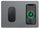 Tappetino per Mouse 20,5x30,5x0,5 cm con Base di Ricarica Wireless Grigio